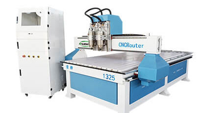 Dual Spindle 3 Axis Woodworking CNC Router Machine