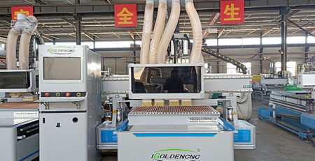 Four Process Nested CNC Router