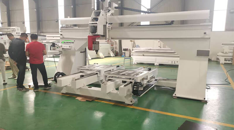 Work table Moving 5 Axis CNC Router
