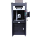 Vertical fiber laser marking machine