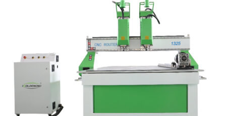 Dual Spindle 3 Axis Woodworking CNC Router Machine