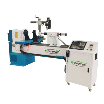 CNC Lathe Machine with Cutter Turning and Flat Carving