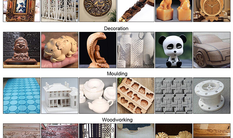 4 Axis CNC Wood Carving Machine