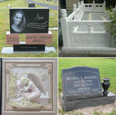 Tombstone engraving machine