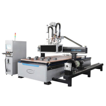 Nesting CNC Router Machine with Drilling Holes