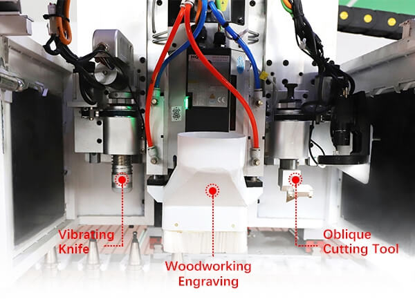 CNC Machine with Oscillating Knife