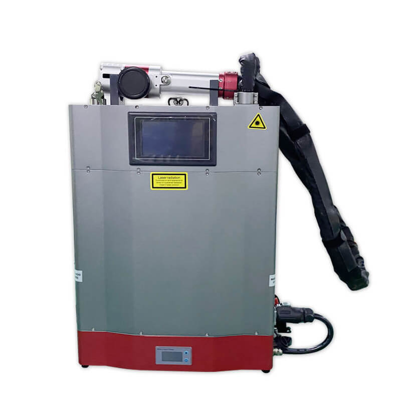 Backpack laser rust remover machine