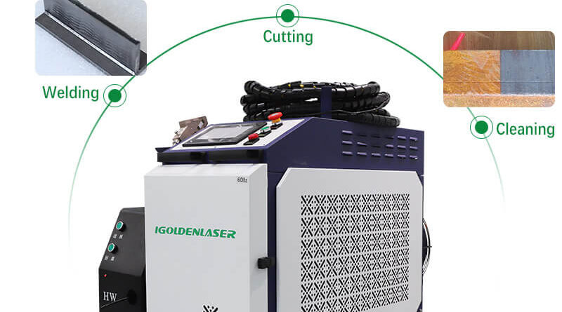 3-In-1 Handheld Laser Welding, Cleaning, Cutting Machine