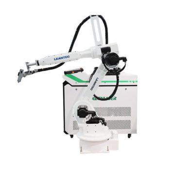 robot with laser