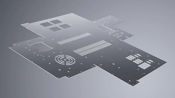 Laser-Cutting-Sample-of-Aluminum 2