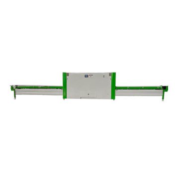 Wood panel laminating machine